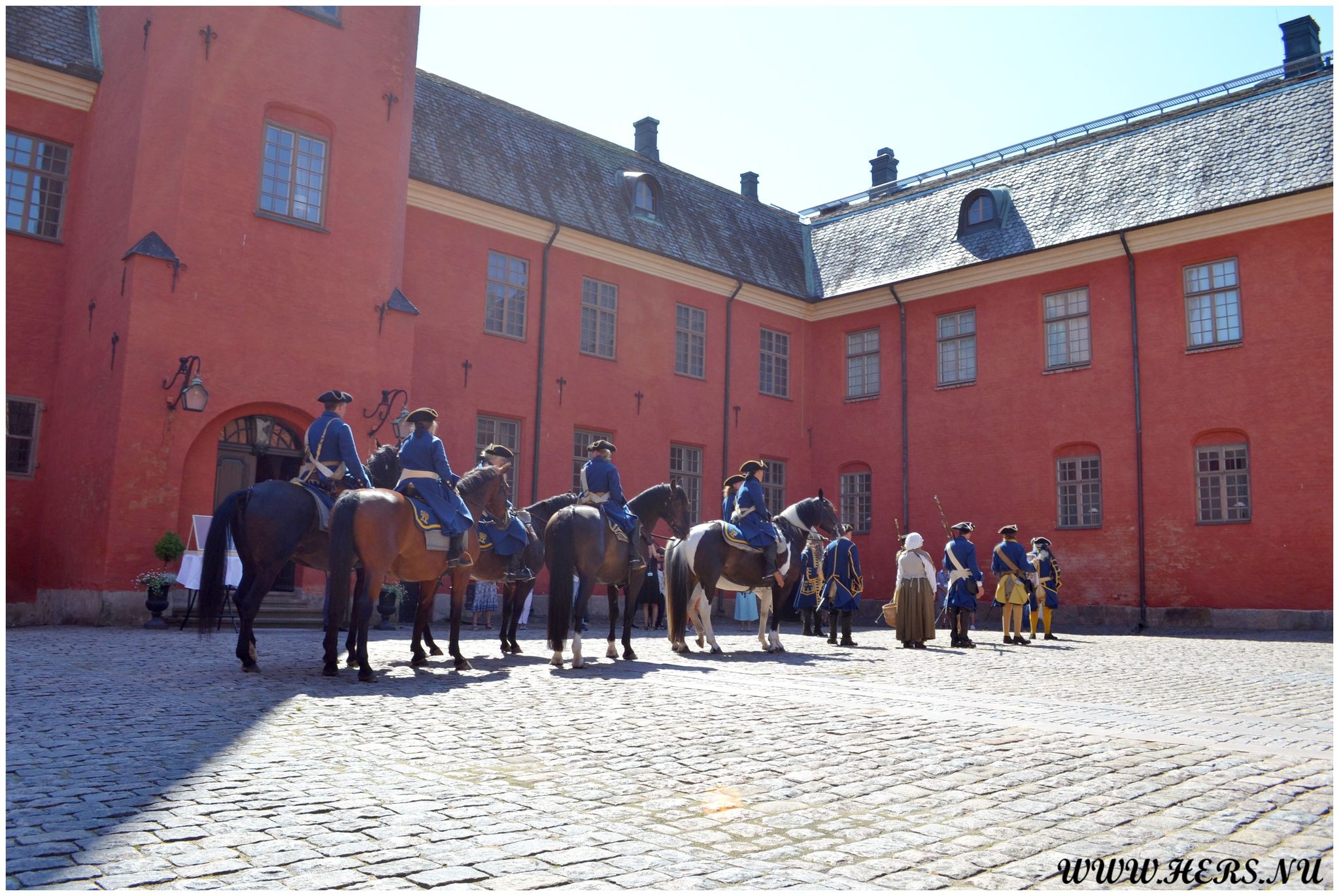 Riksänkedrottningens soldater på Halmstad slott